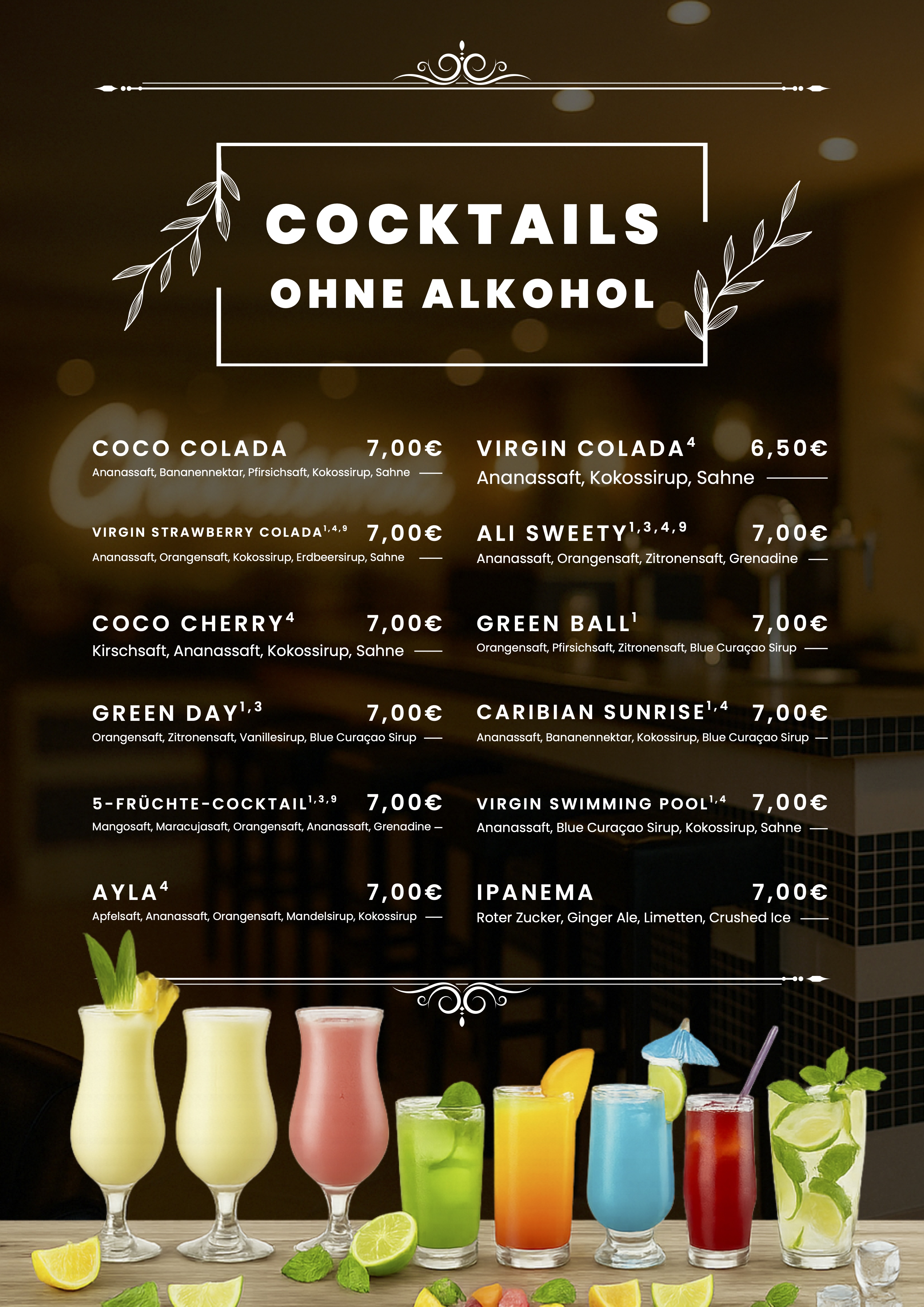 Getränkekarte Seite 10