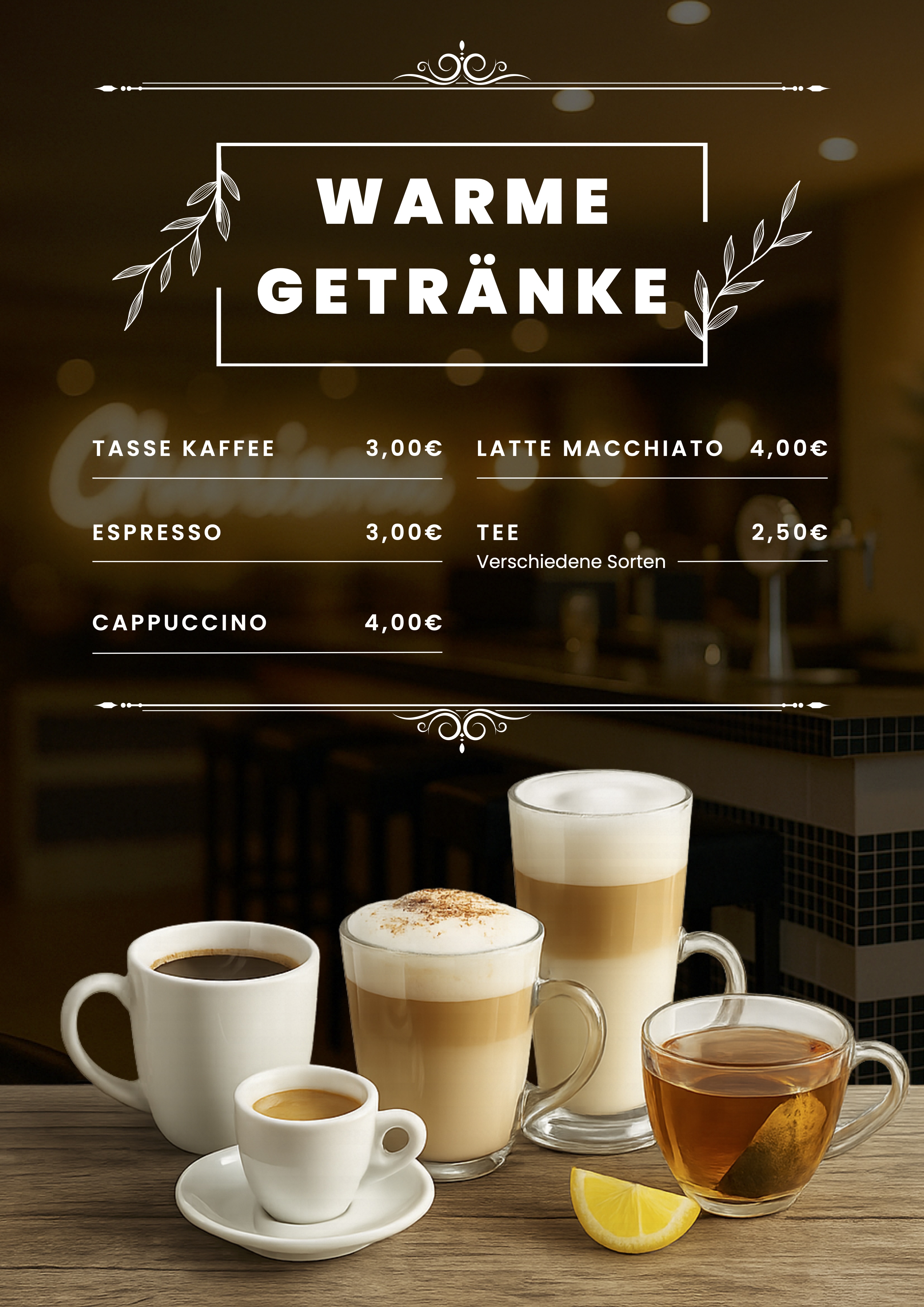 Getränkekarte Seite 2