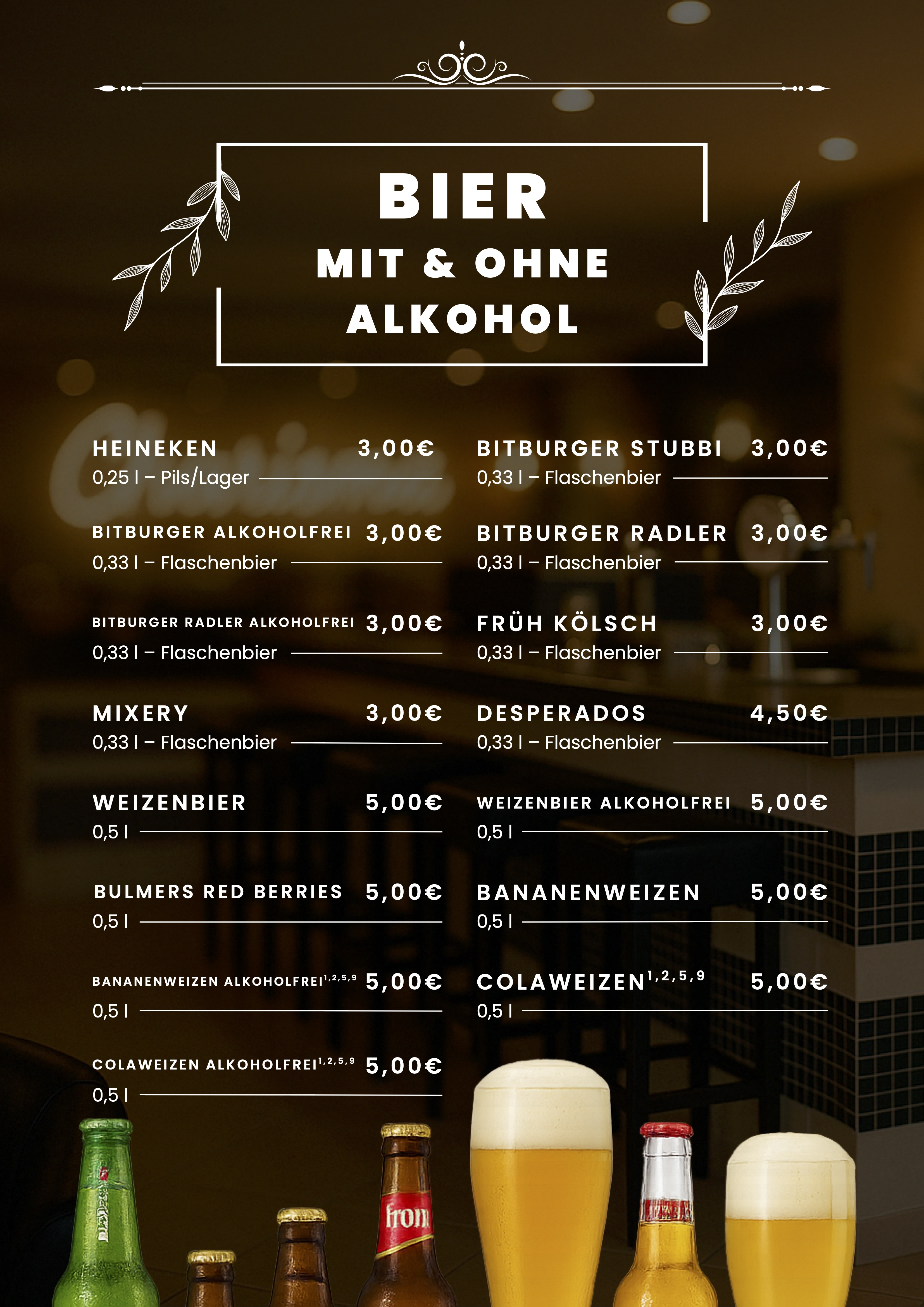 Getränkekarte Seite 5